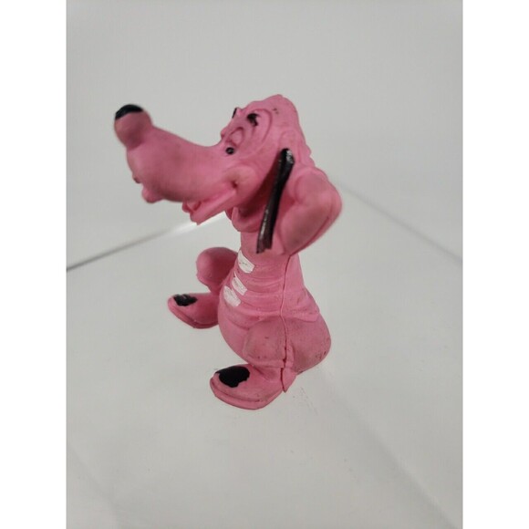 Walt Disney Productions Goofy Pink Rubber Figure 1960s Rare Uncommon Vintage - Picture 9 of 16